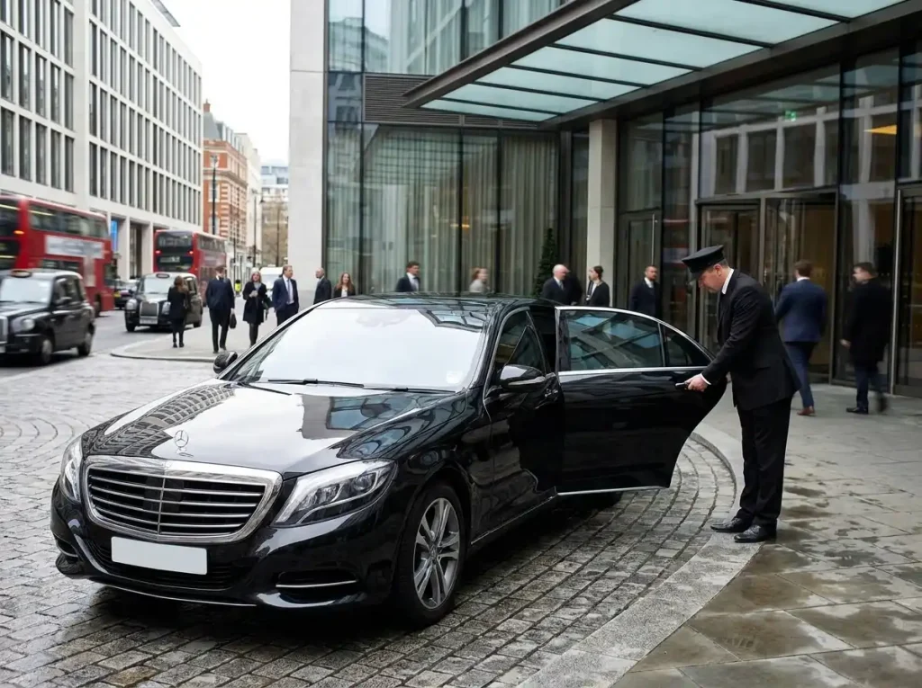 Hire a personal driver for a day in the UK with executive Mercedes chauffeur