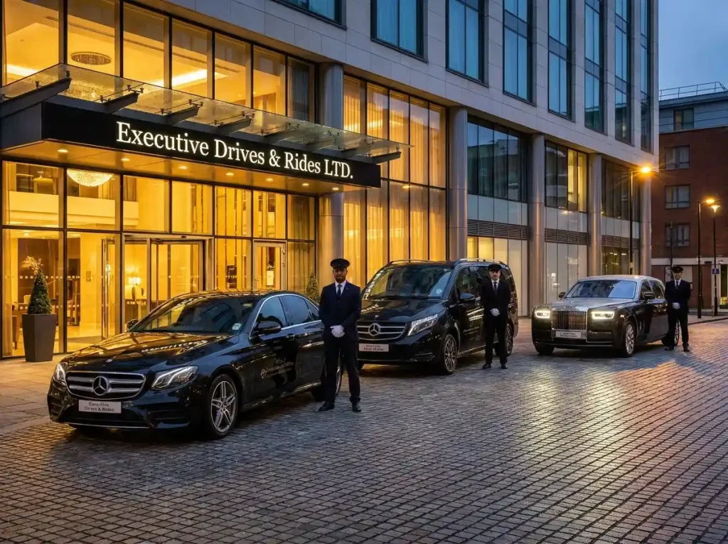 Luxury chauffeur fleet available for personal driver hire in the UK
