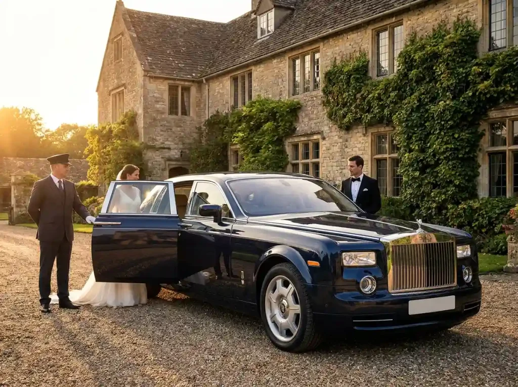 Luxury wedding chauffeur service in the UK